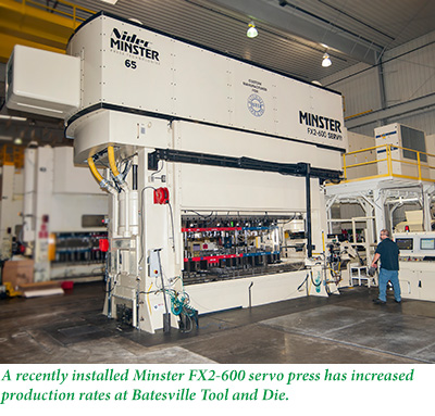 Installed Minster FX2-600 Servo Press
