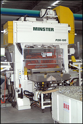 Minster P2H Press producing shells