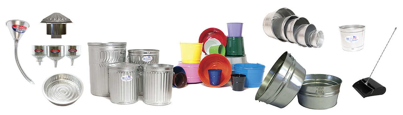 Sample galvanized steel products from S&K